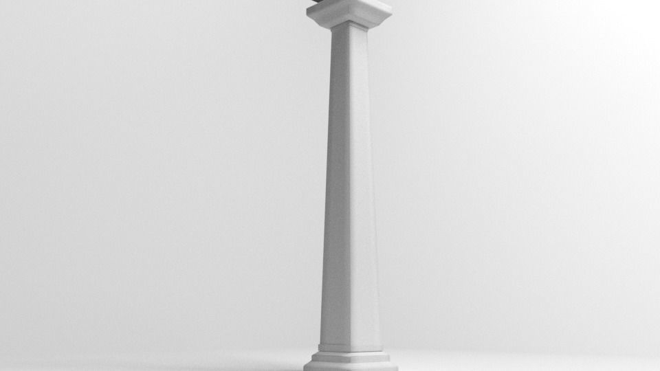 Pillar Square 5 3D model_3