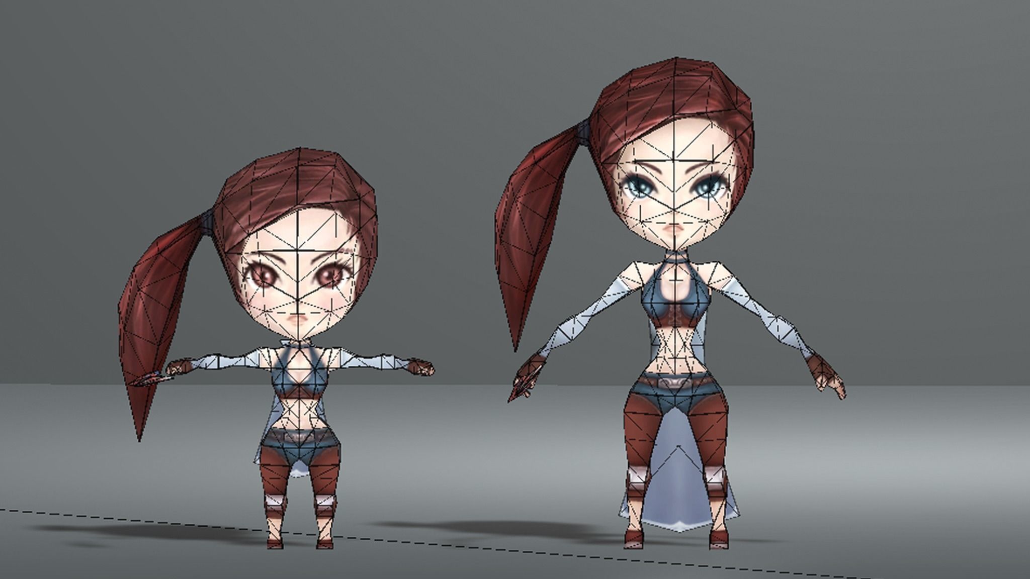 Micro lowpoly Thief Low-poly 3D model_4