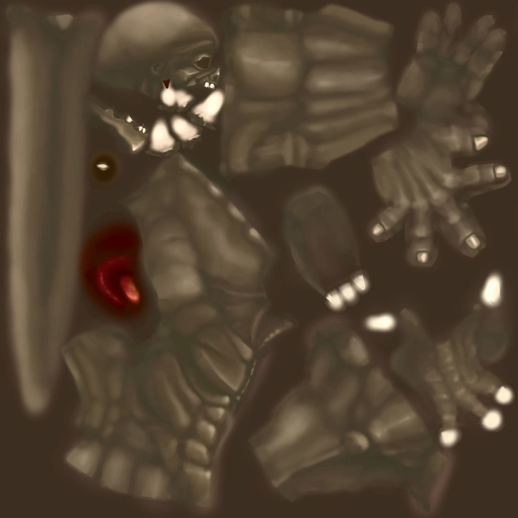 Demon officer Low-poly 3D model_20