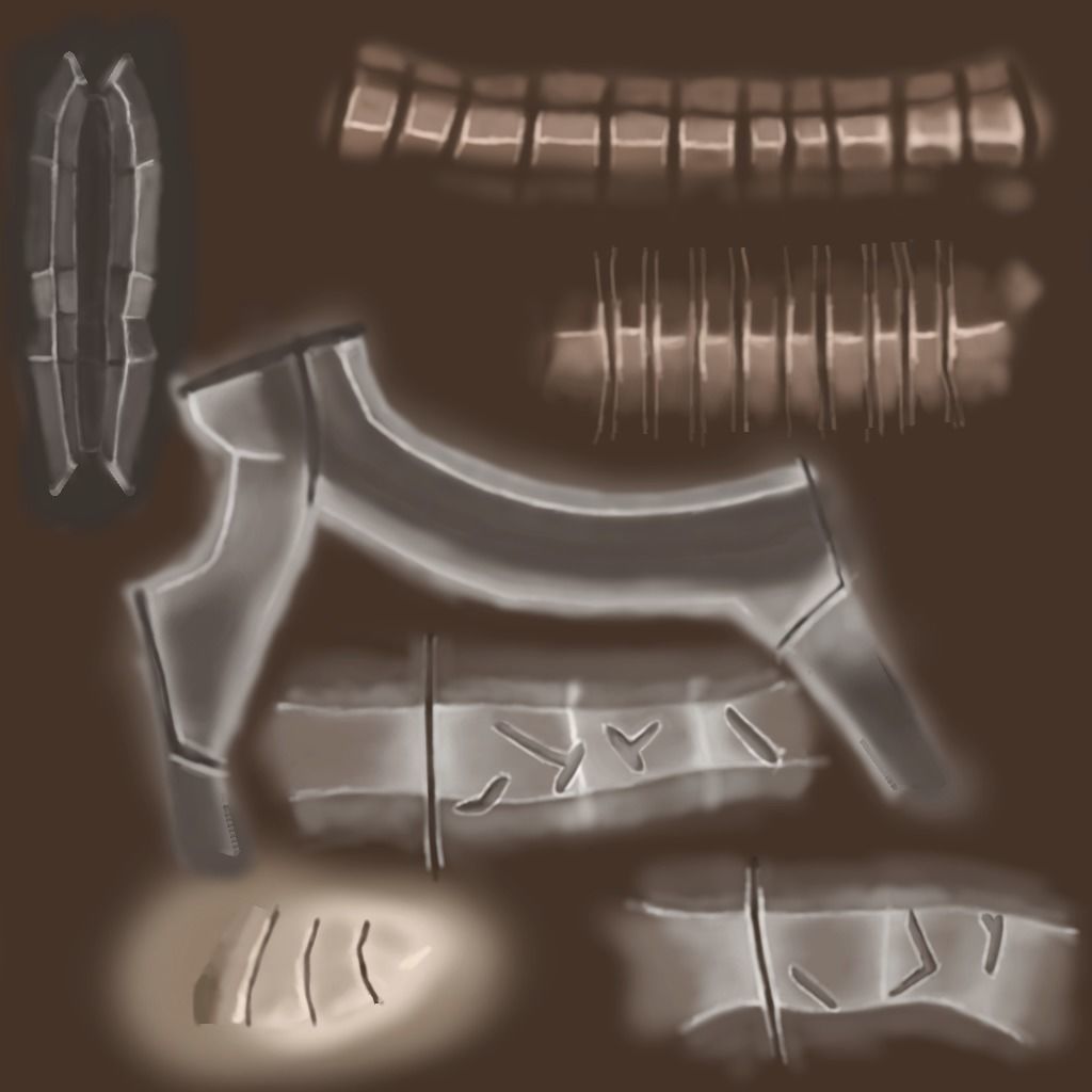 Demon officer Low-poly 3D model_15