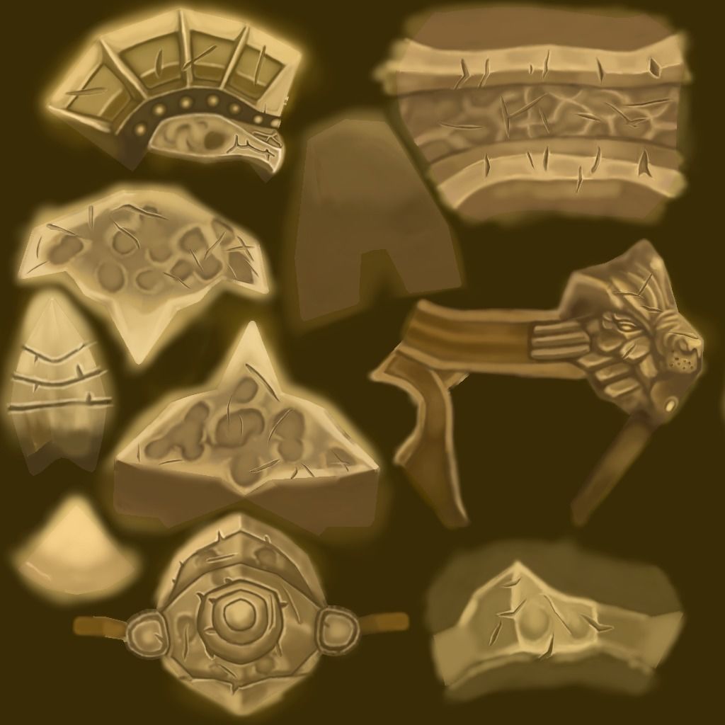 Demon officer Low-poly 3D model_16