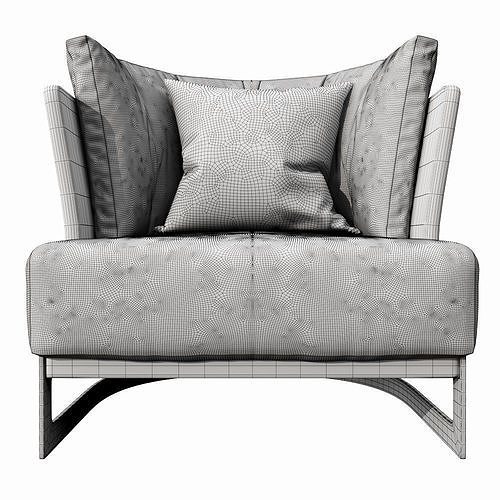 Linteloo Cervino Armchair 3D model 5