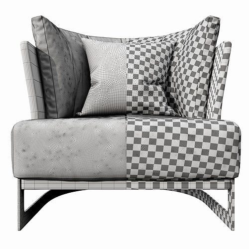 Linteloo Cervino Armchair 3D model 3