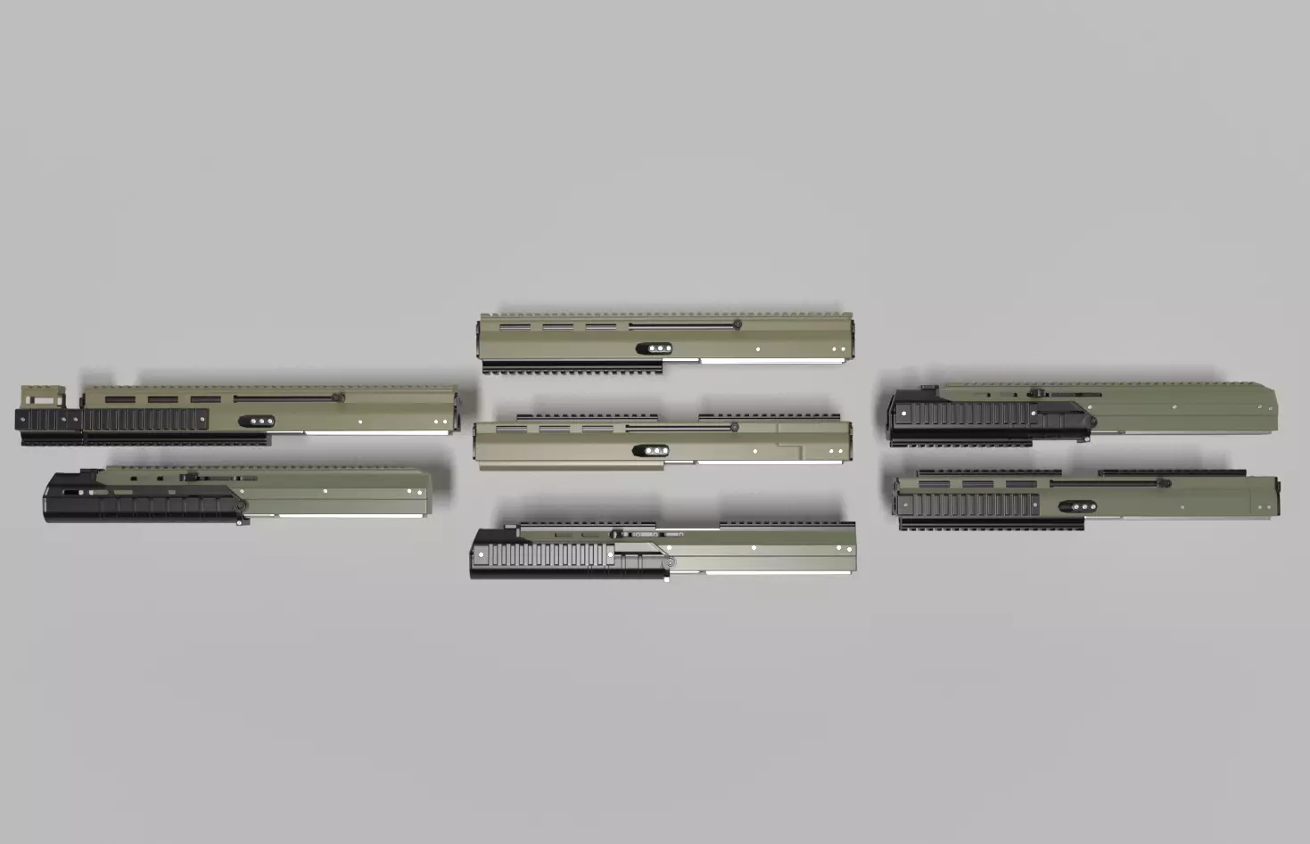 Upper Receiver - Weapon Attachment Low-poly 3D model