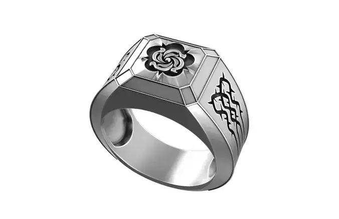 Devil May Cry  Nero Rose ring 3D print model