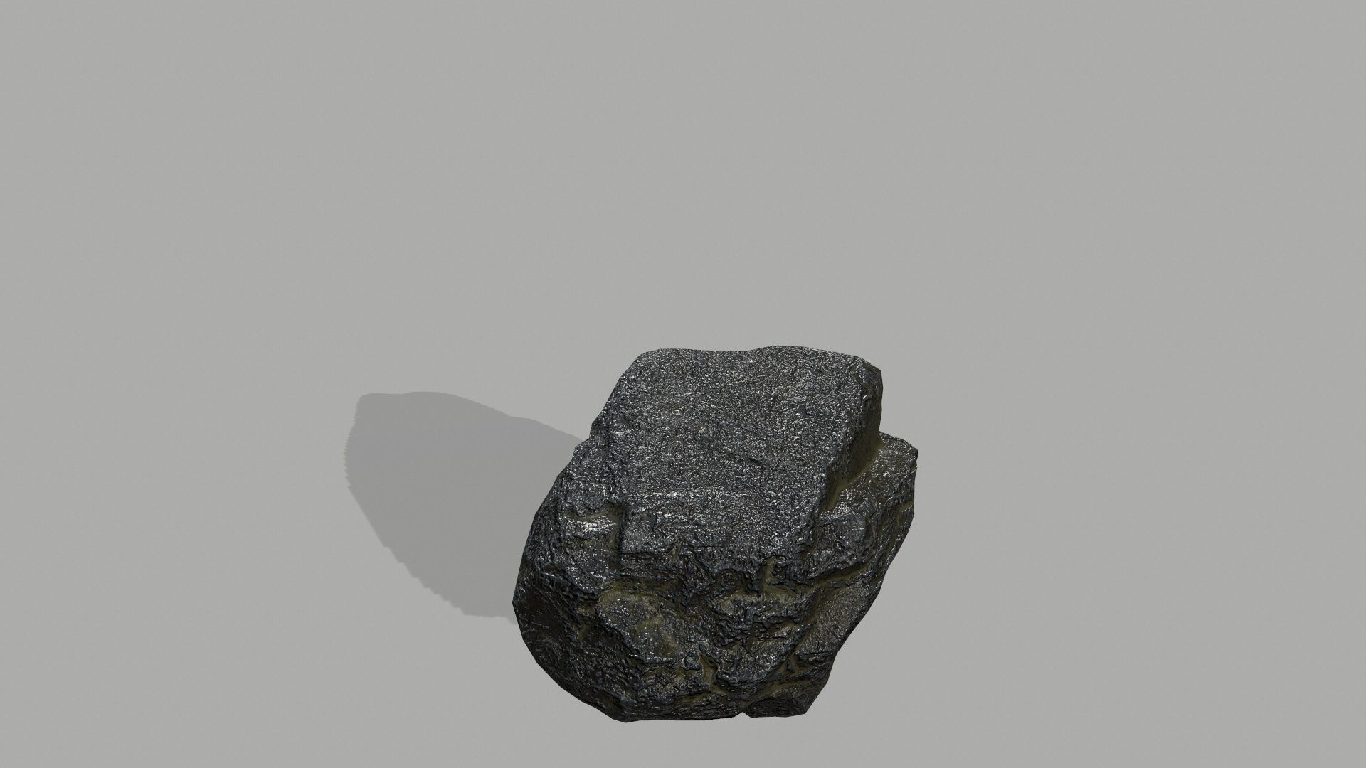 Rock set Low-poly 3D model_29
