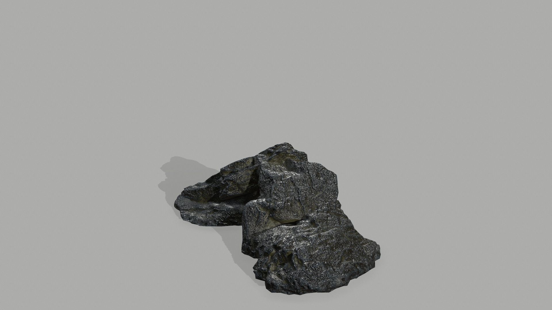 Rock set Low-poly 3D model_21