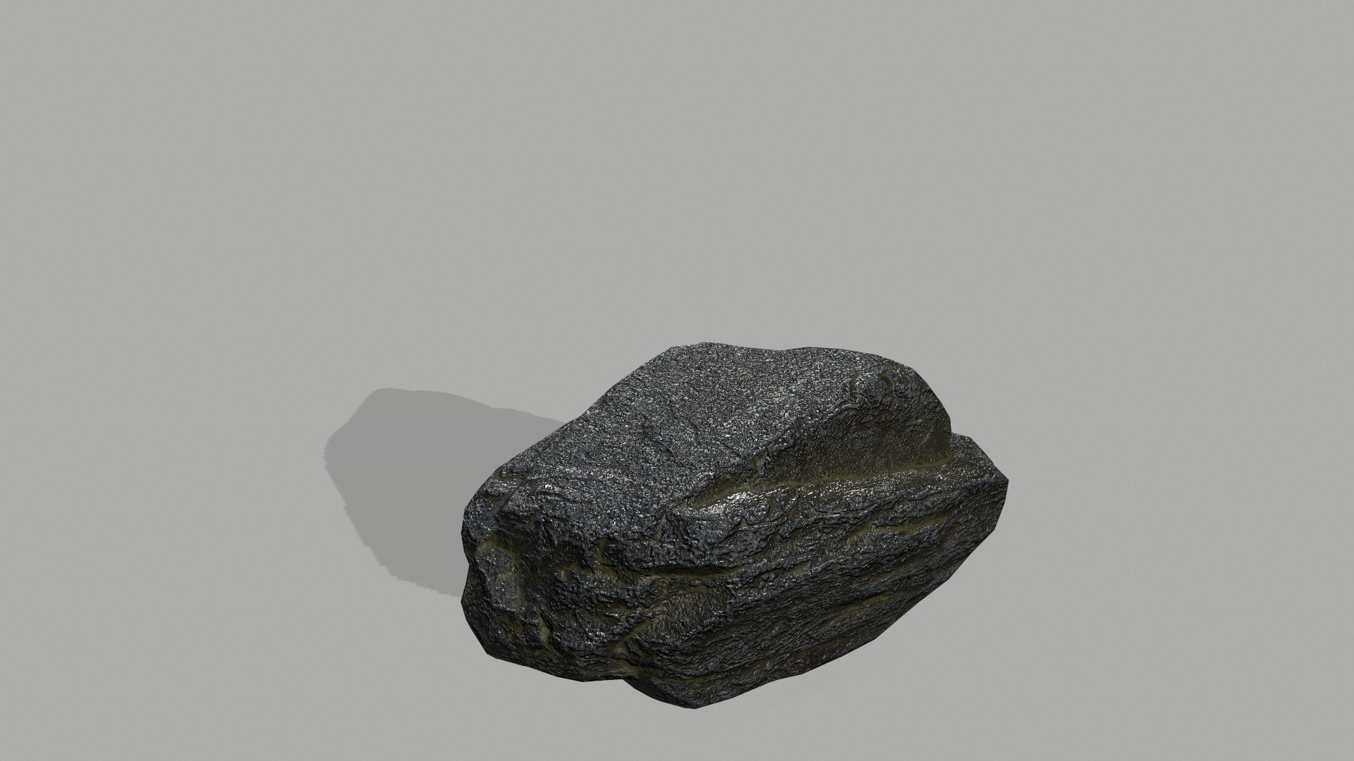 Rock set Low-poly 3D model_28