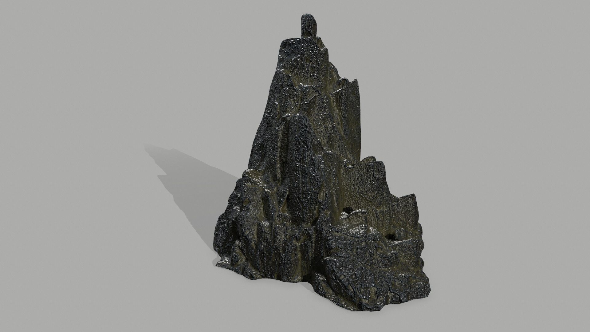 Rock set Low-poly 3D model_5