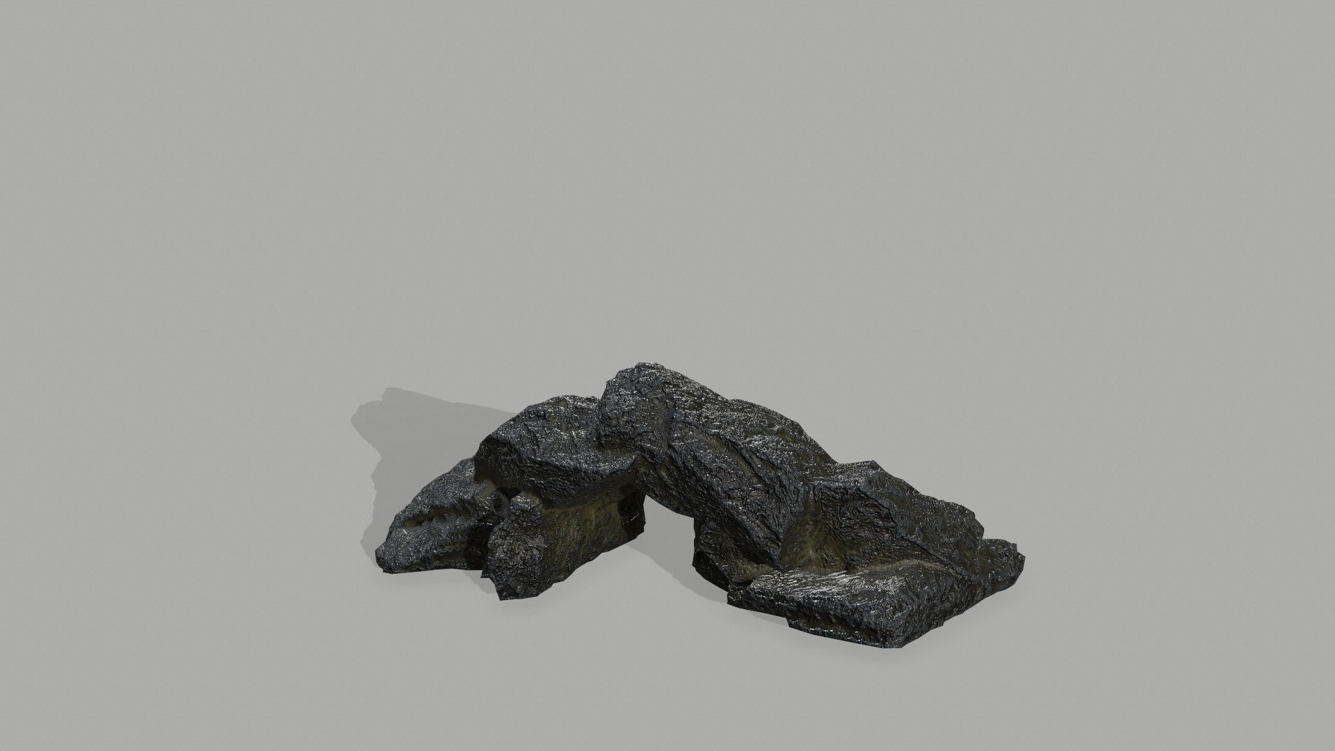 Rock set Low-poly 3D model_17