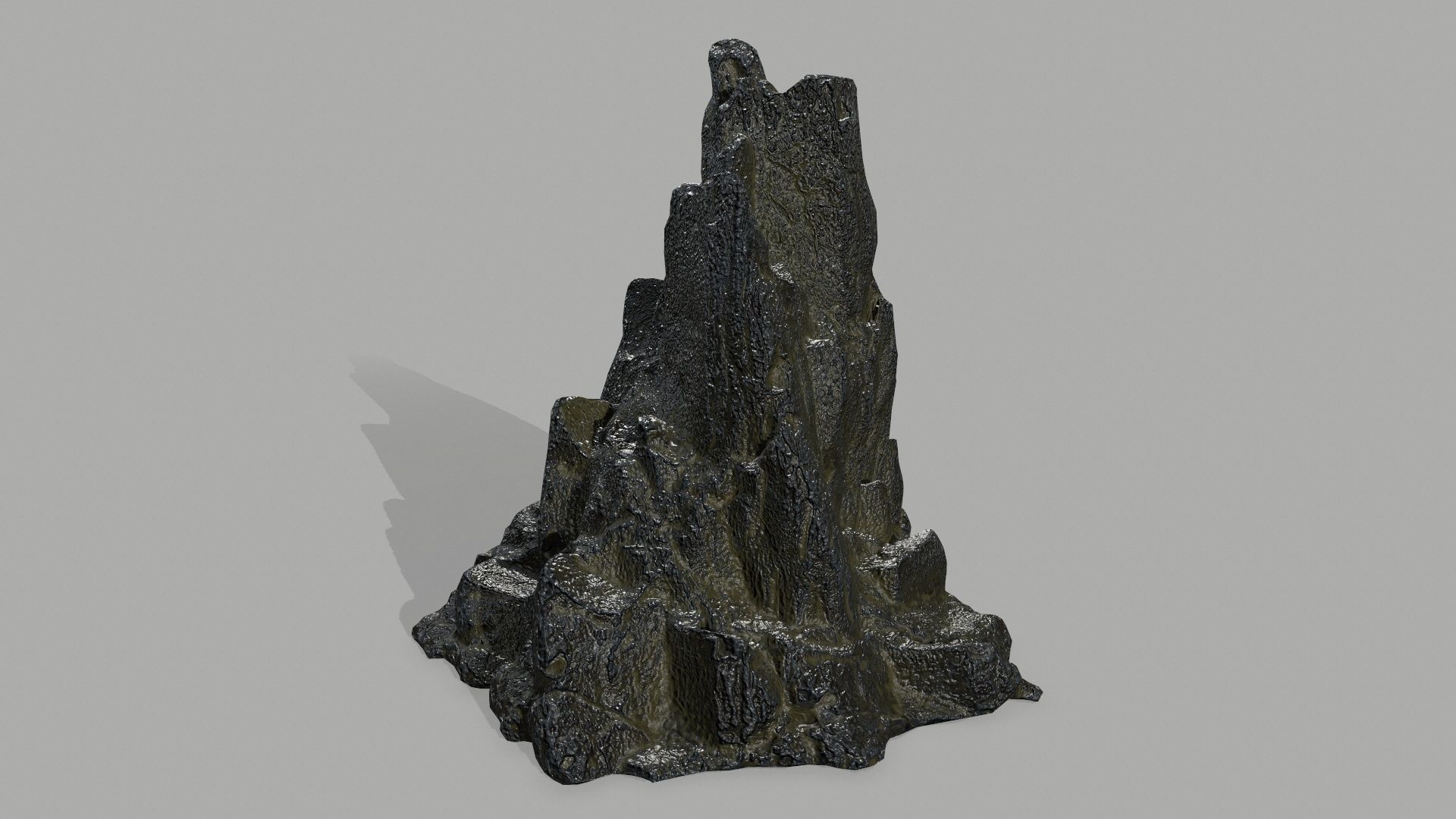 Rock set Low-poly 3D model_10