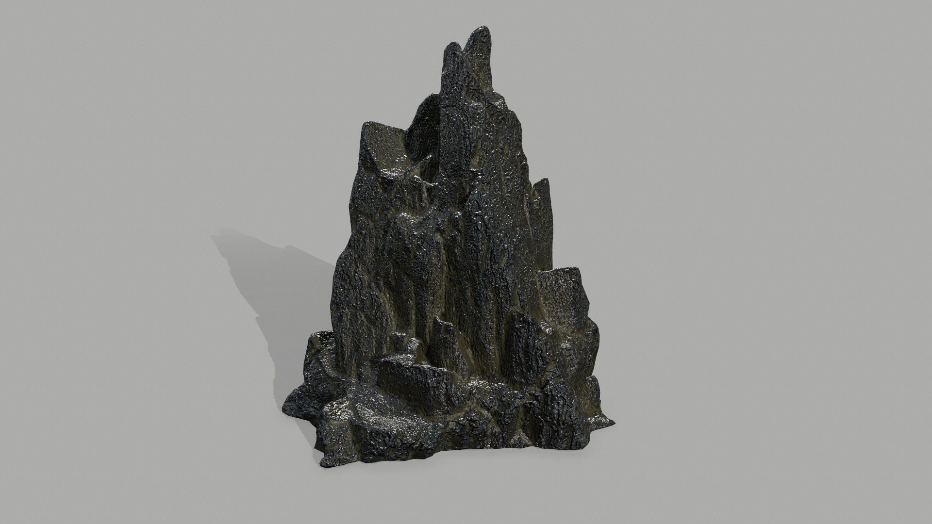 Rock set Low-poly 3D model_8