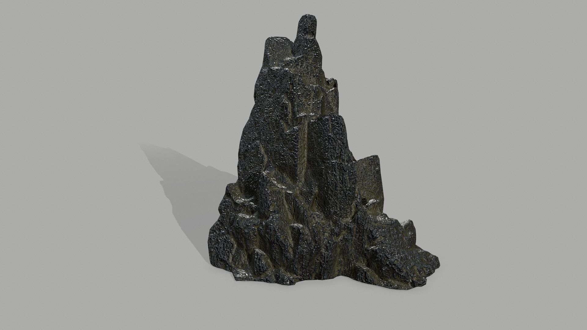 Rock set Low-poly 3D model_6