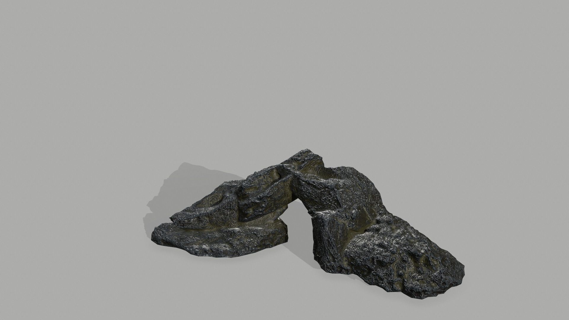 Rock set Low-poly 3D model_11