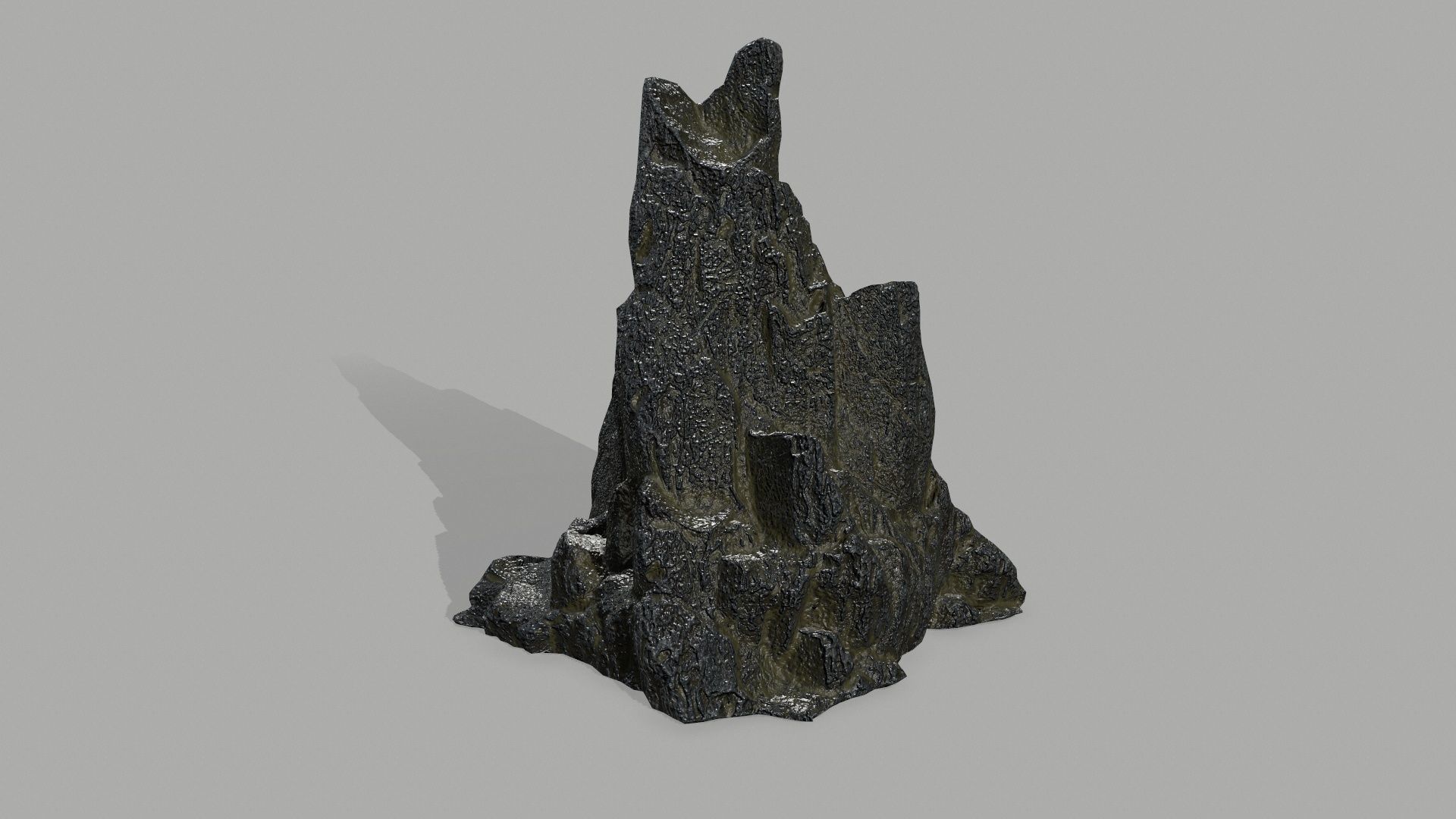 Rock set Low-poly 3D model_7