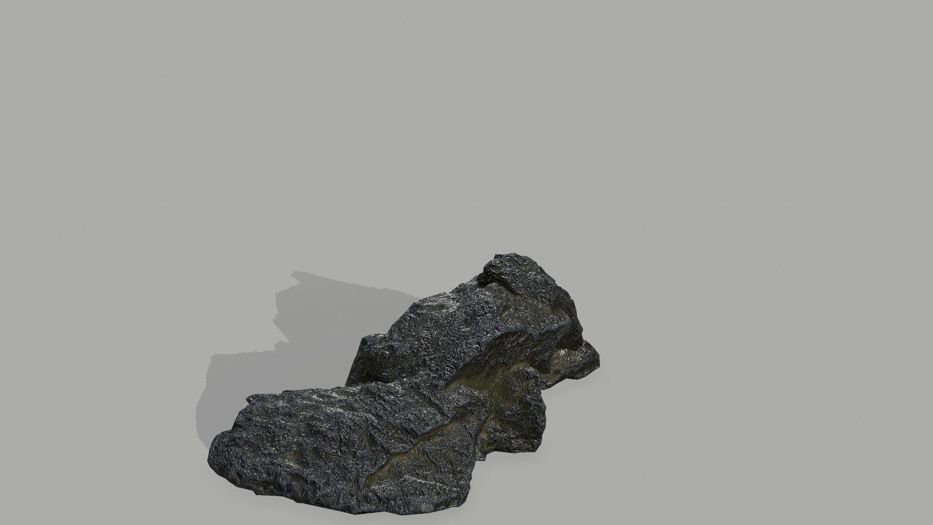 Rock set Low-poly 3D model_19