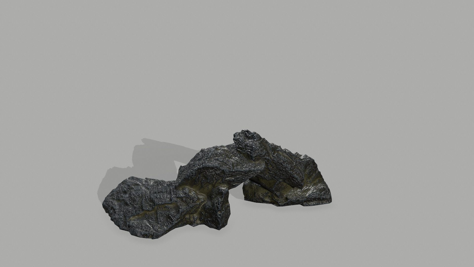 Rock set Low-poly 3D model_18