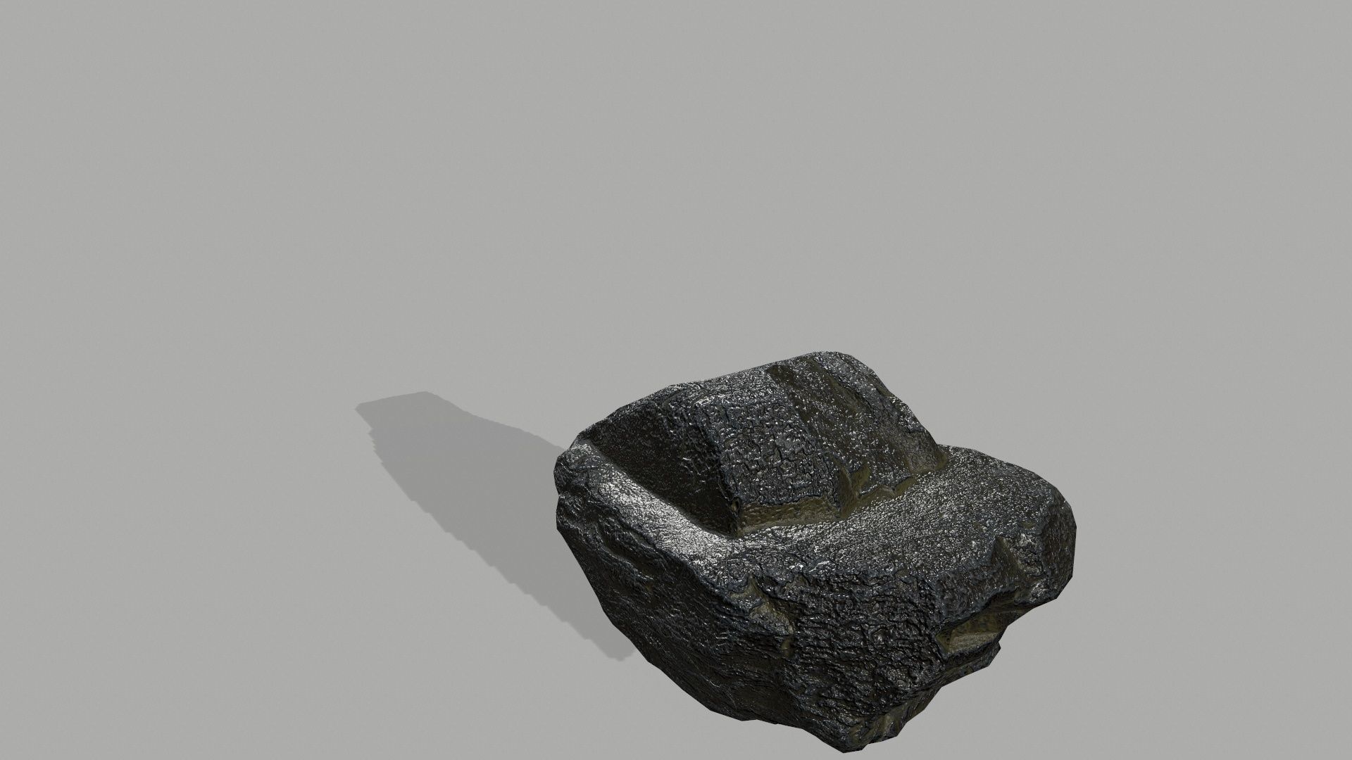 Rock set Low-poly 3D model_26