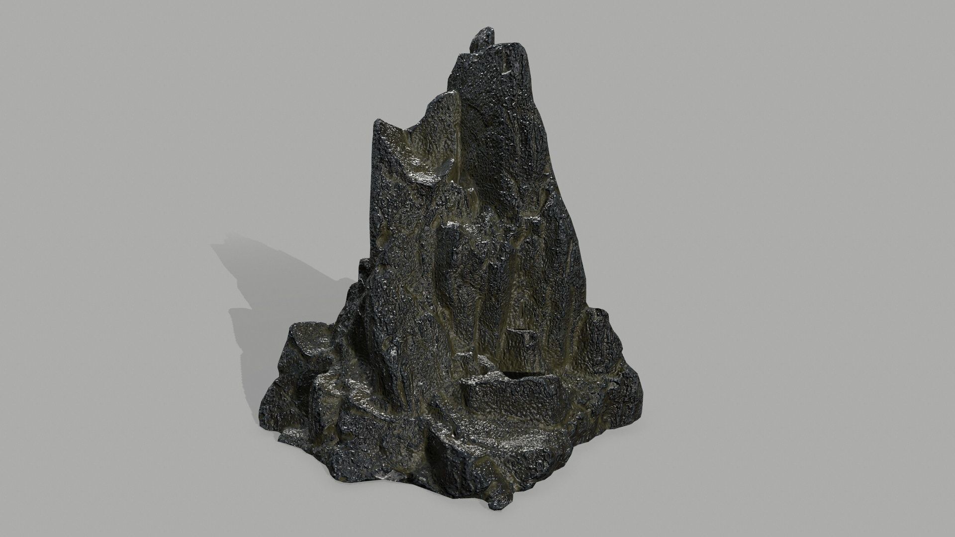 Rock set Low-poly 3D model_9