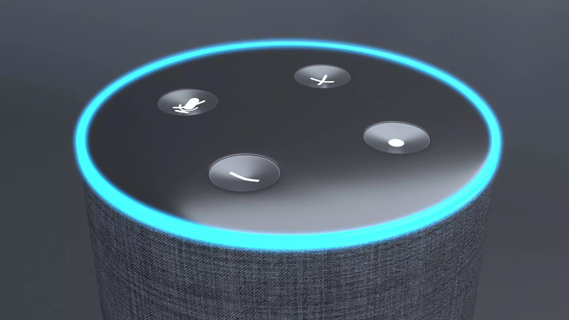 Amazon Echo Low-poly 3D model_0