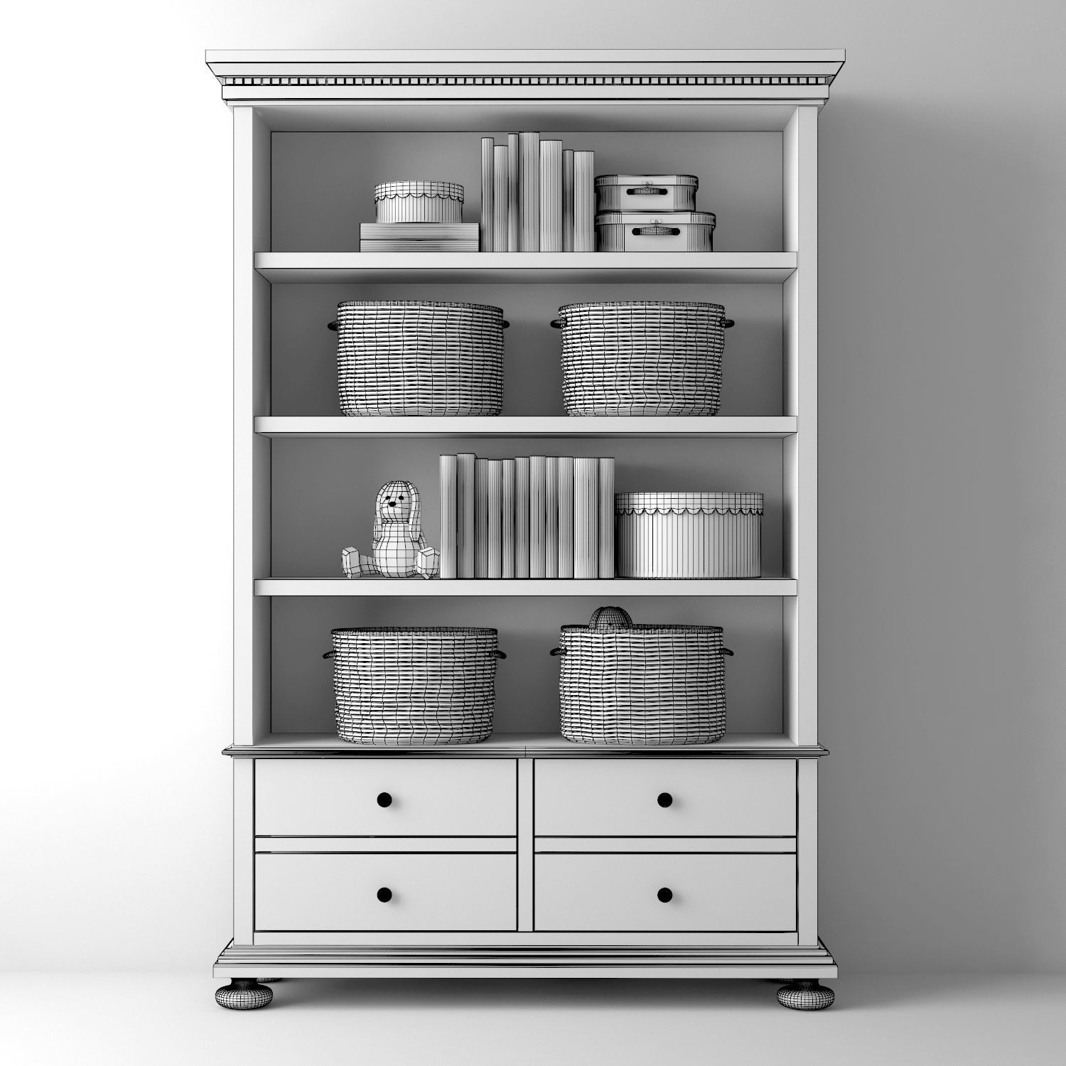 JAMESON LARGE BOOKCASE 3D model_5