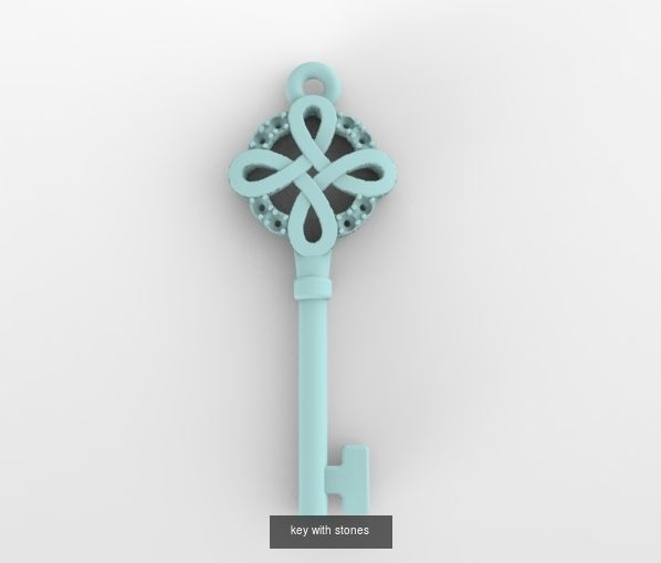 keys pendants 3D Model Collection_1