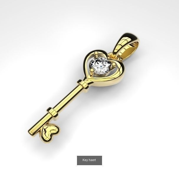 keys pendants 3D Model Collection_3