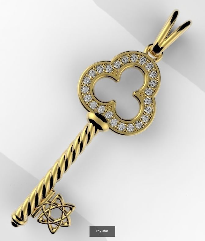 keys pendants 3D Model Collection_6