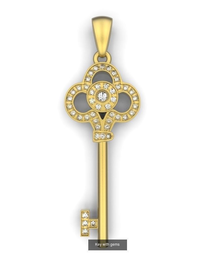 keys pendants 3D Model Collection_4