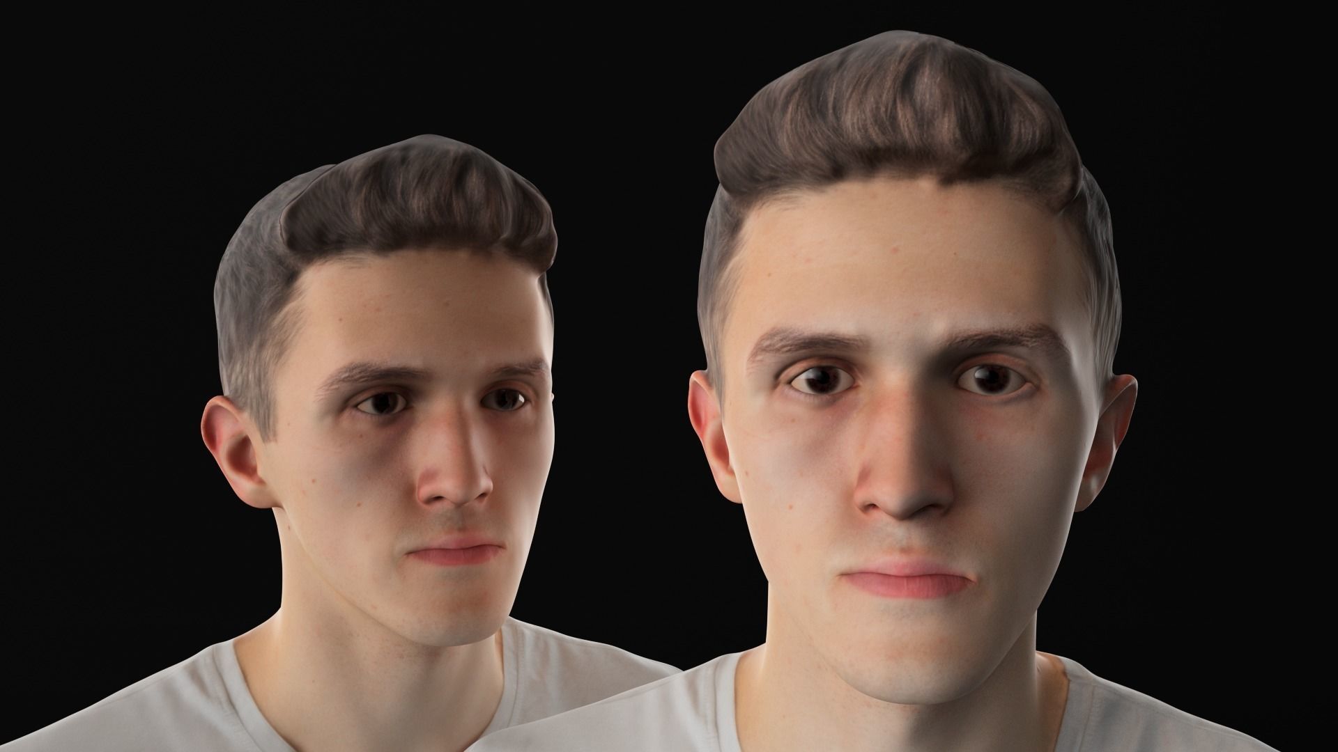 Male casual style with PBR textures 17 Low-poly 3D model_3
