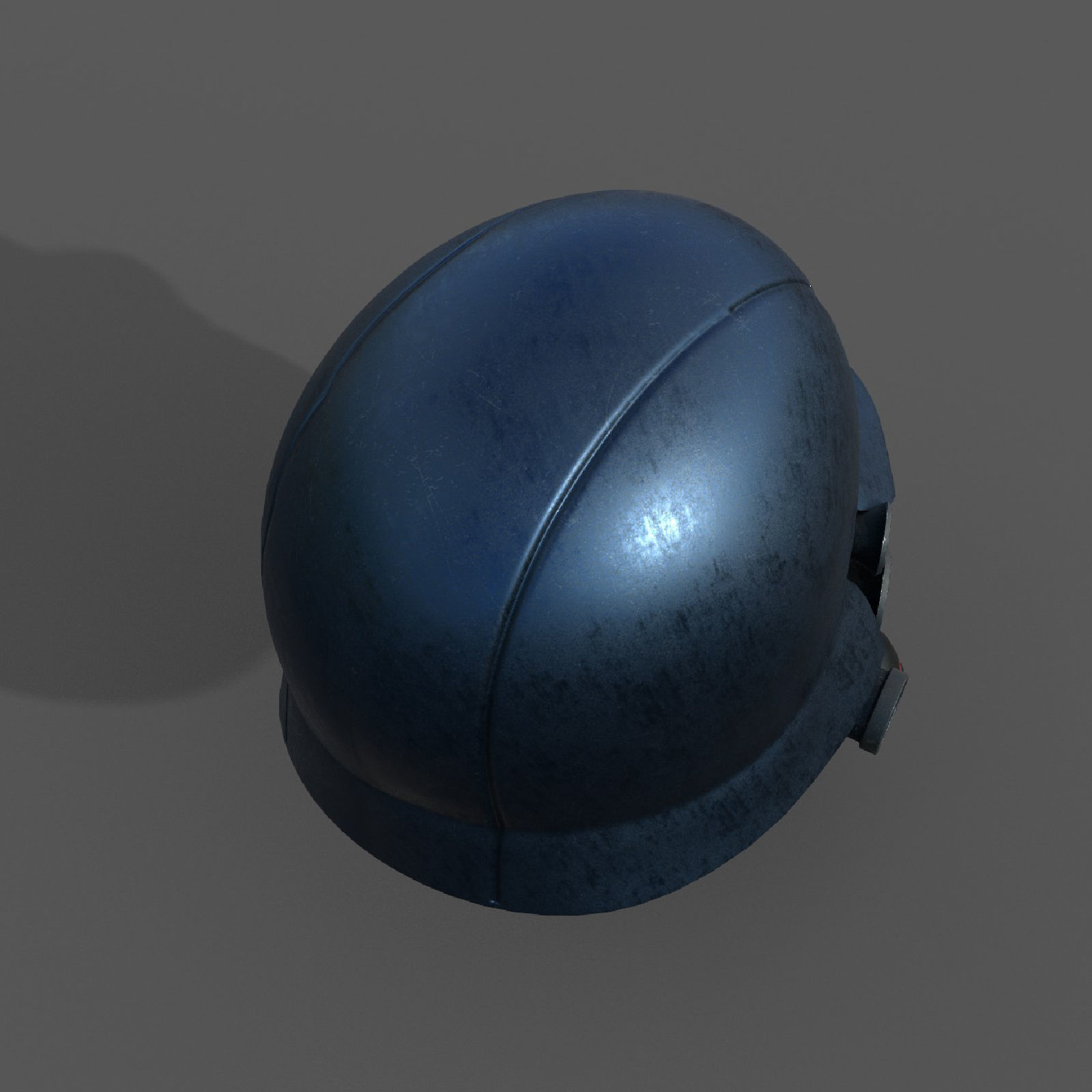 Helmet scifi military combat 3d model soldier armor  Low-poly 3D model_4