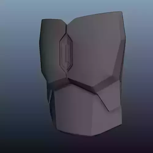 The Mandalorian Beskar Chest  Ab and Shoulder Paldrons 3D print model
