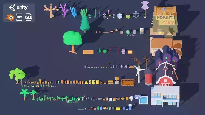 Locations for City and Games Asset Pack