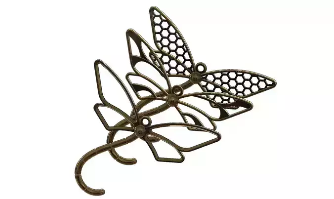 Dragonfly pendant Free 3D print model
