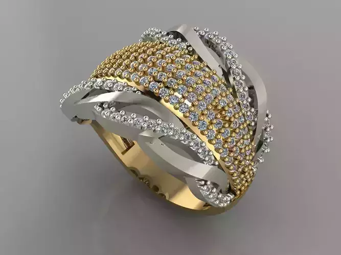 GC GOLD Y149- Diamond gold Ring 