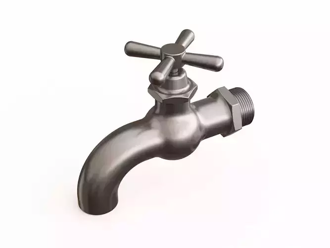 Water tap 3D model
