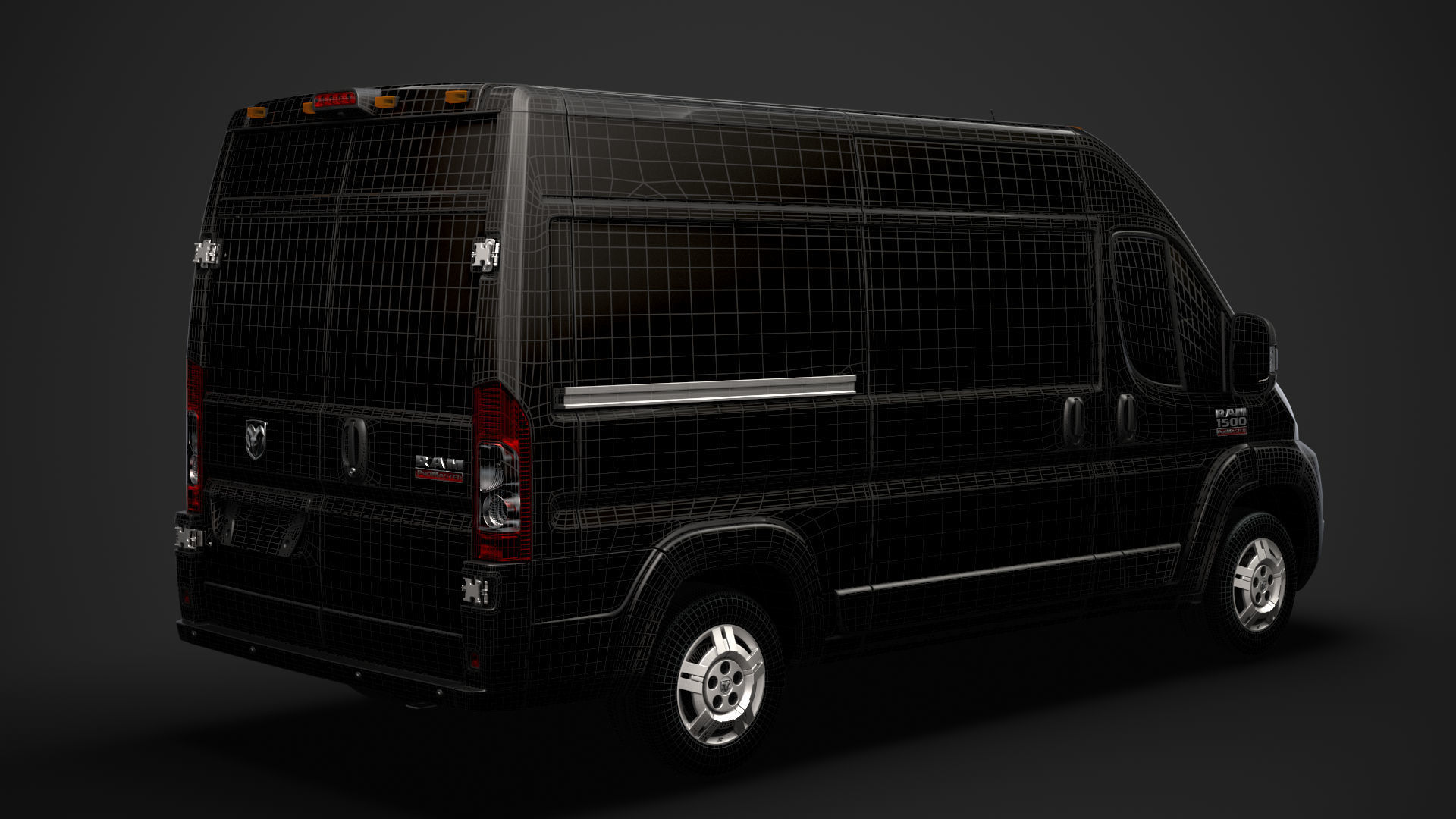 Ram Promaster Cargo 1500 HR 136WB 2020 3D model_30