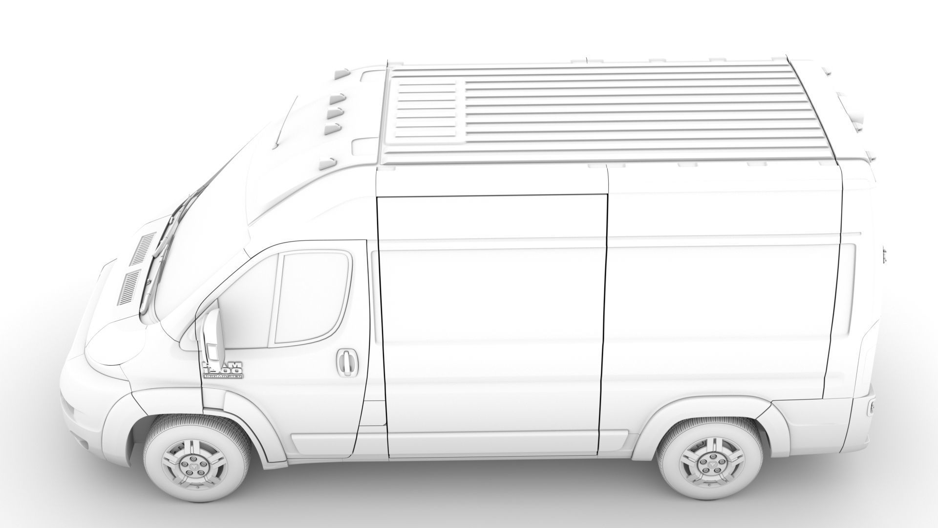 Ram Promaster Cargo 1500 HR 136WB 2020 3D model_18