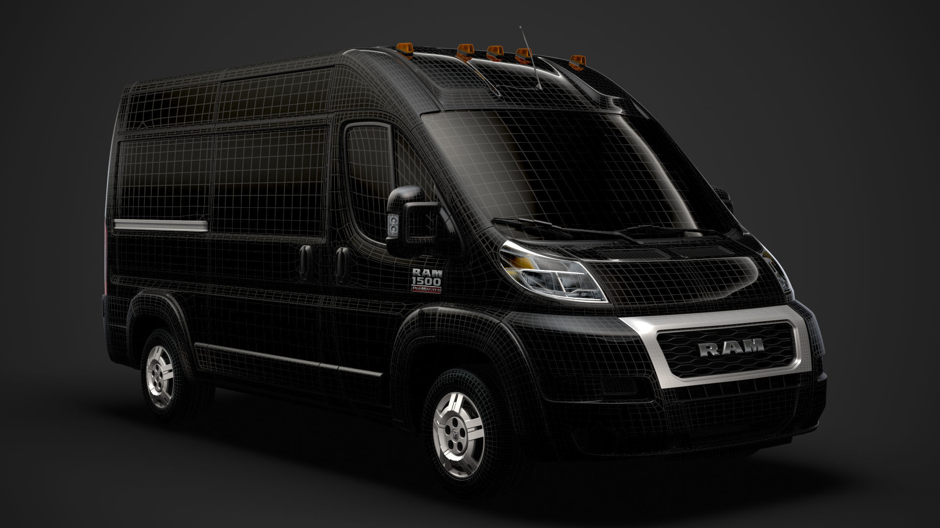 Ram Promaster Cargo 1500 HR 136WB 2020 3D model_28
