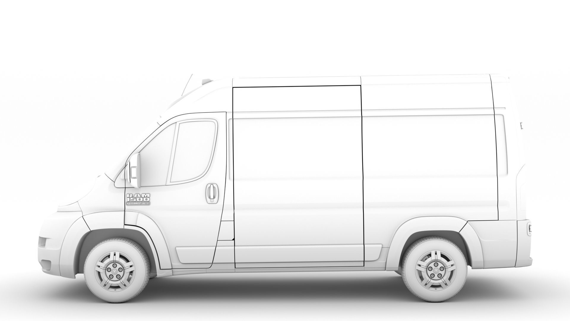 Ram Promaster Cargo 1500 HR 136WB 2020 3D model_19