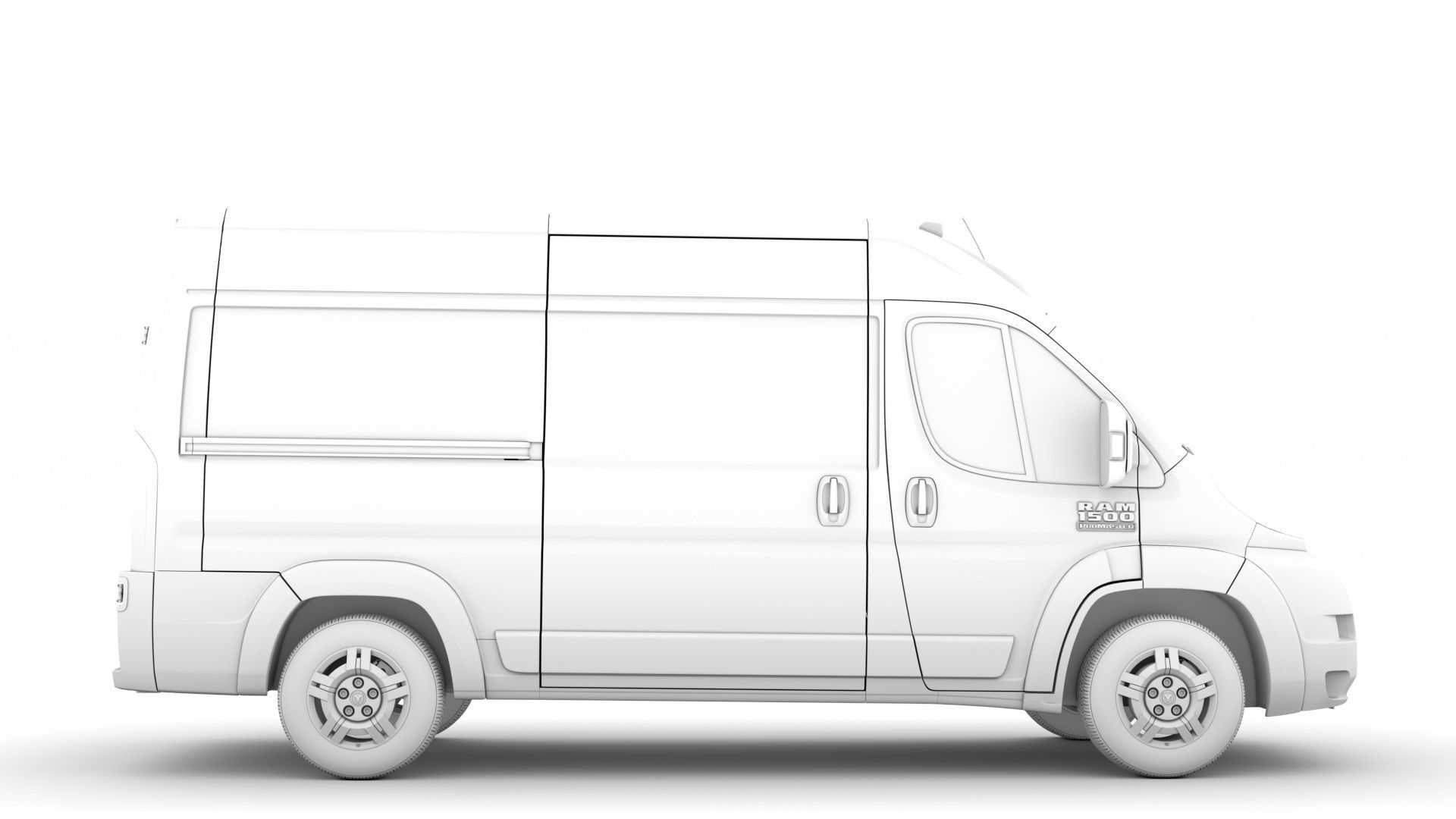 Ram Promaster Cargo 1500 HR 136WB 2020 3D model_15