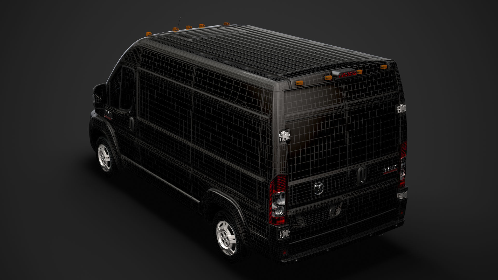 Ram Promaster Cargo 1500 HR 136WB 2020 3D model_31