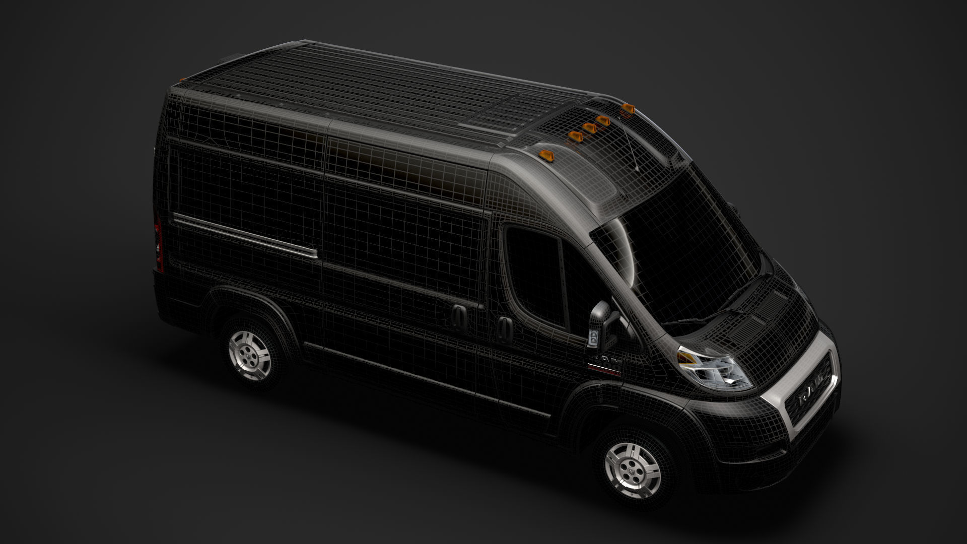 Ram Promaster Cargo 1500 HR 136WB 2020 3D model_40