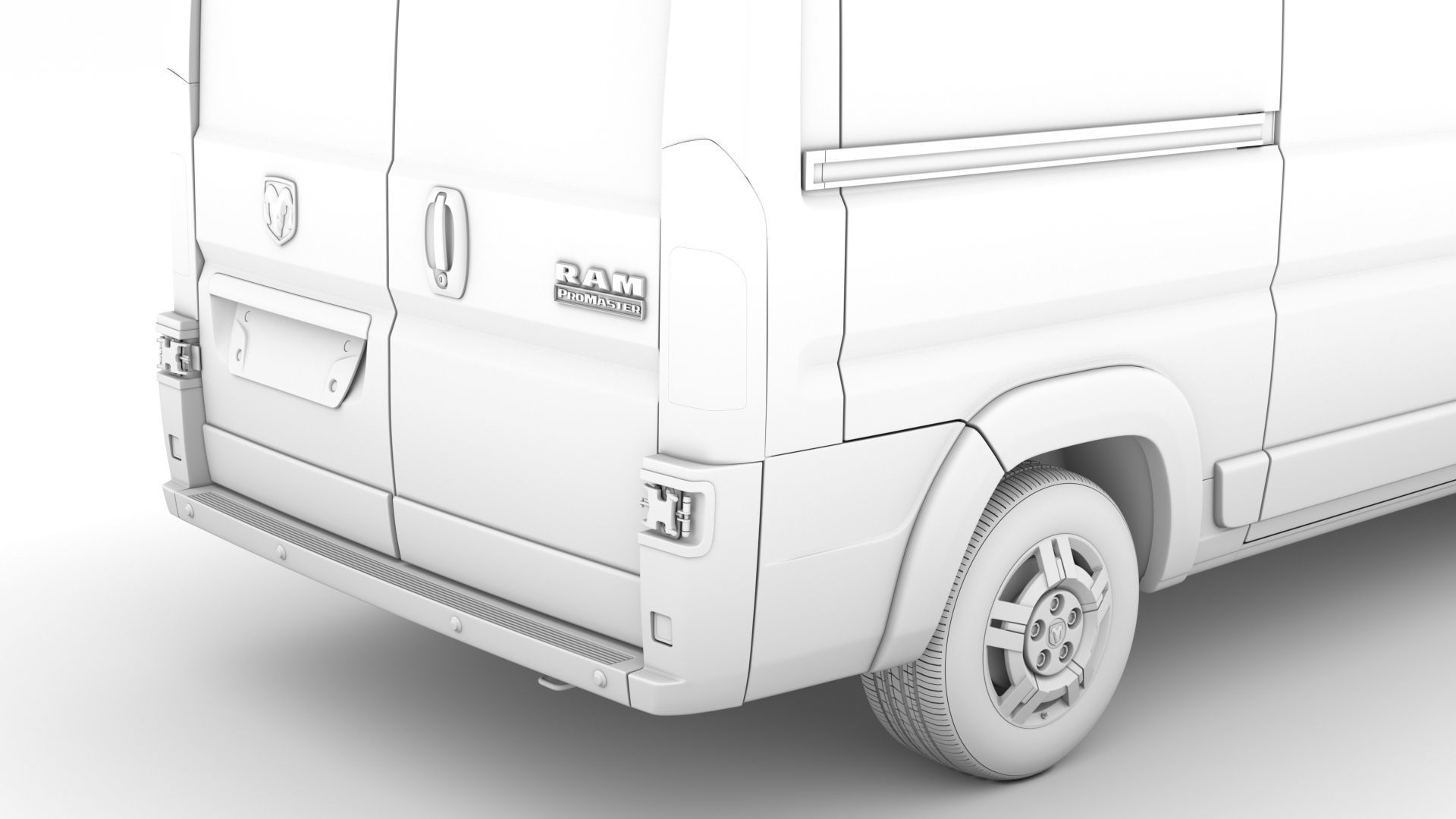 Ram Promaster Cargo 1500 HR 136WB 2020 3D model_24