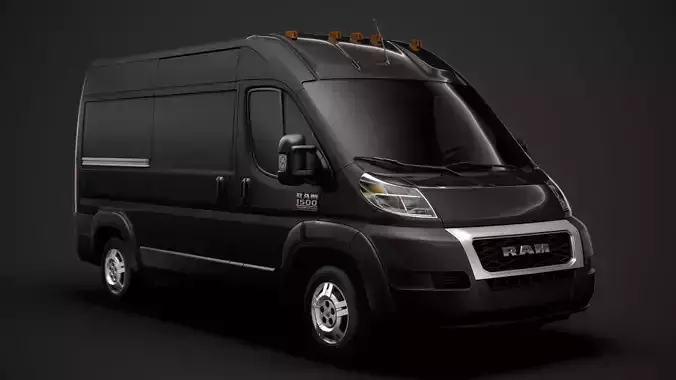 Ram Promaster Cargo 1500 HR 136WB 2020 3D model
