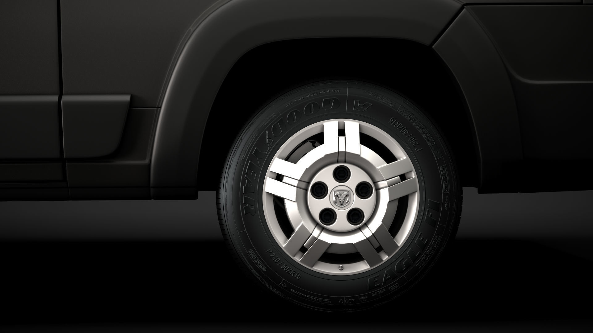 Ram Promaster Cargo 1500 HR 136WB 2020 3D model_7