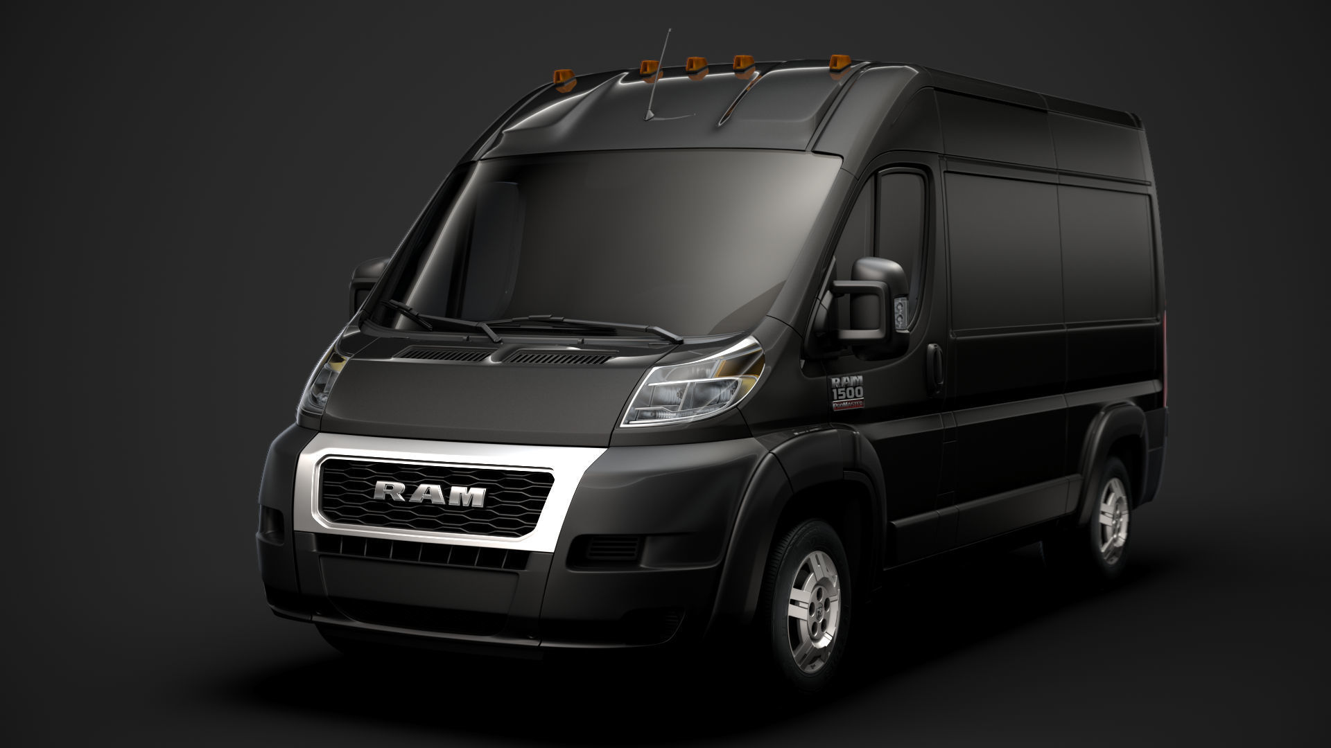 Ram Promaster Cargo 1500 HR 136WB 2020 3D model_8