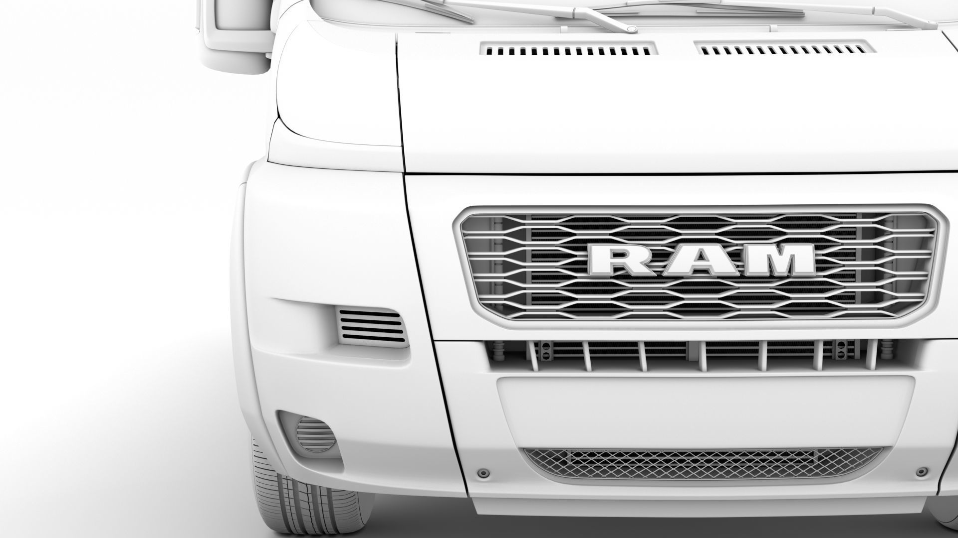 Ram Promaster Cargo 1500 HR 136WB 2020 3D model_20