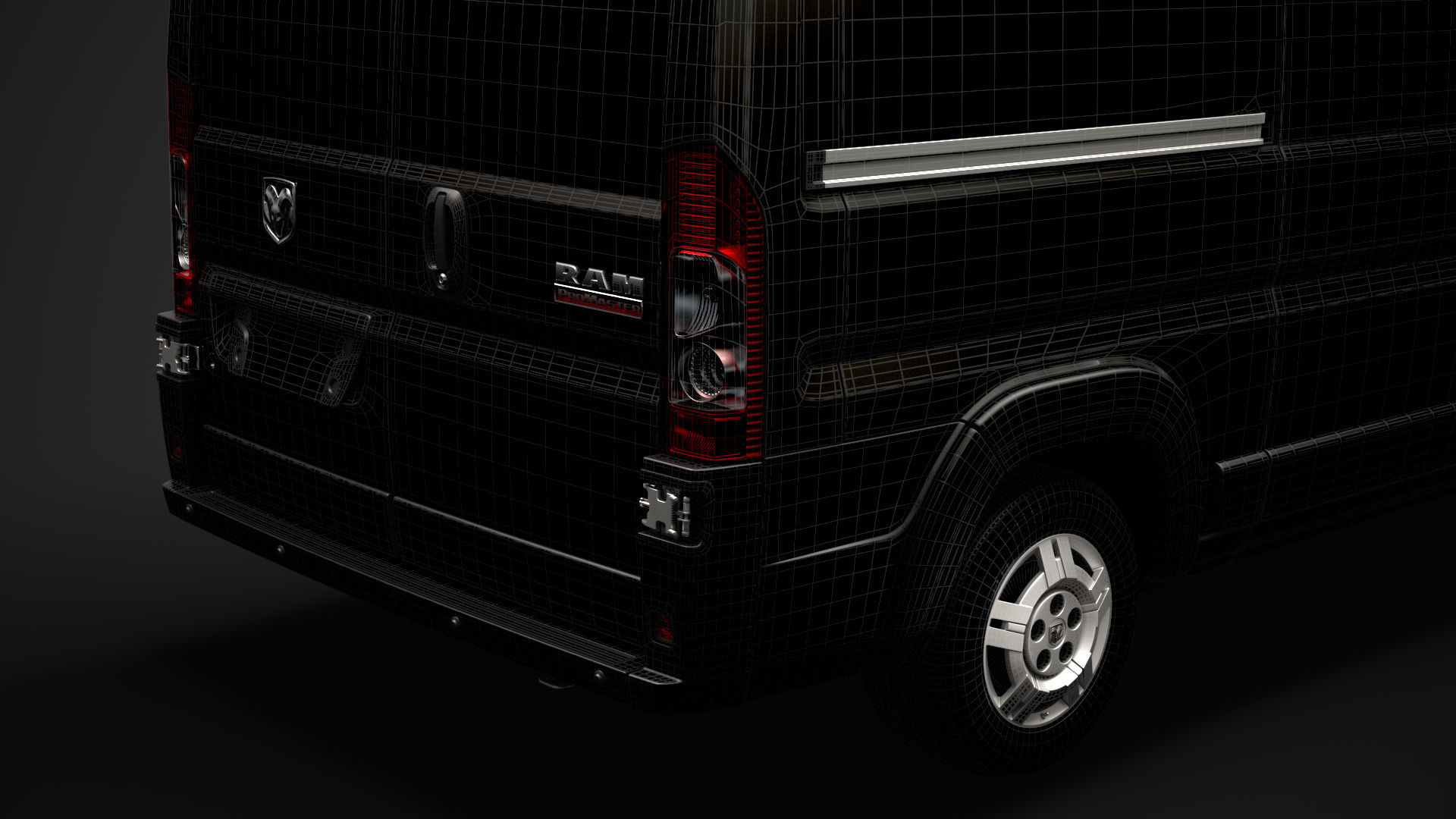 Ram Promaster Cargo 1500 HR 136WB 2020 3D model_38