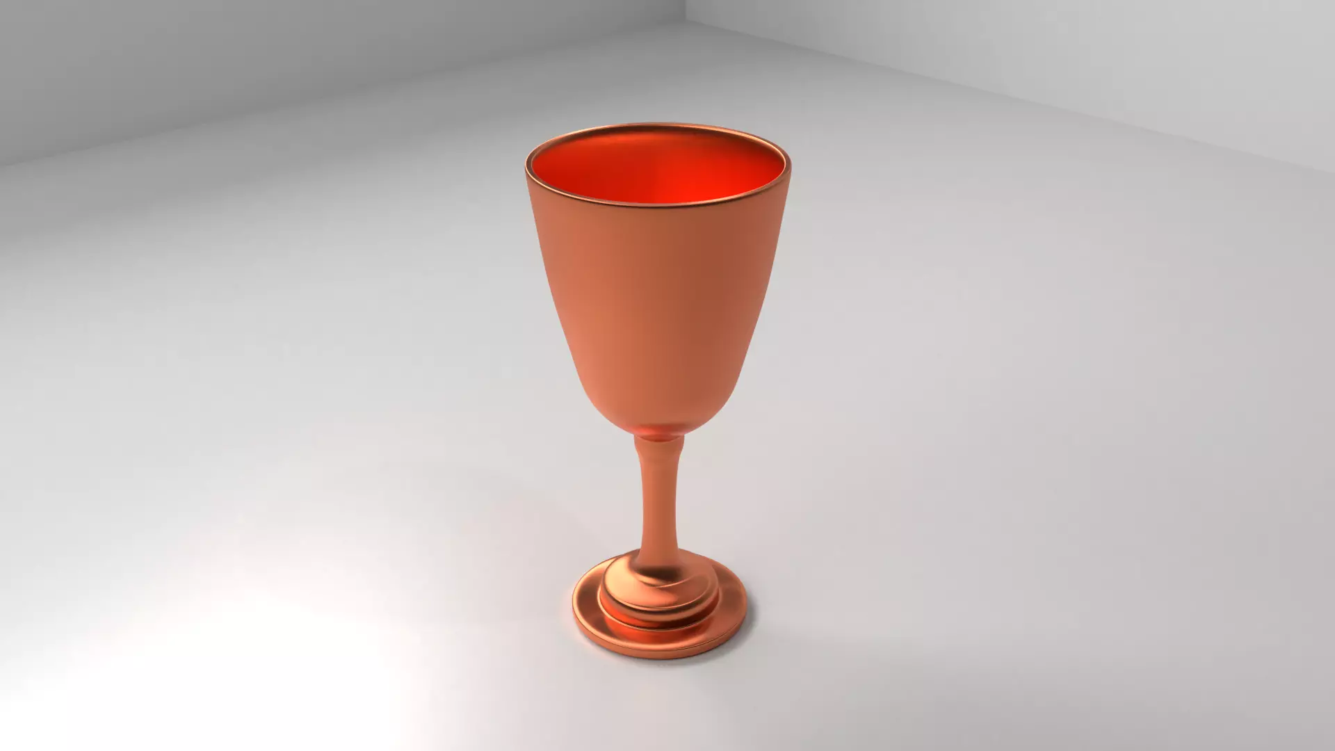 Copper Goblet 2 3D model_0